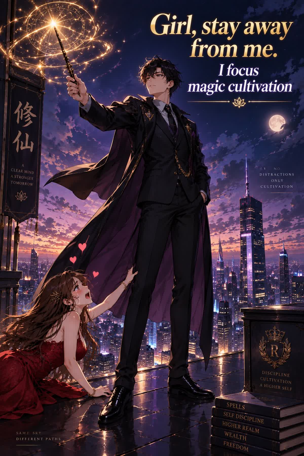 Cover art for Girl, Stay Away From Me. I focus magic cultivation